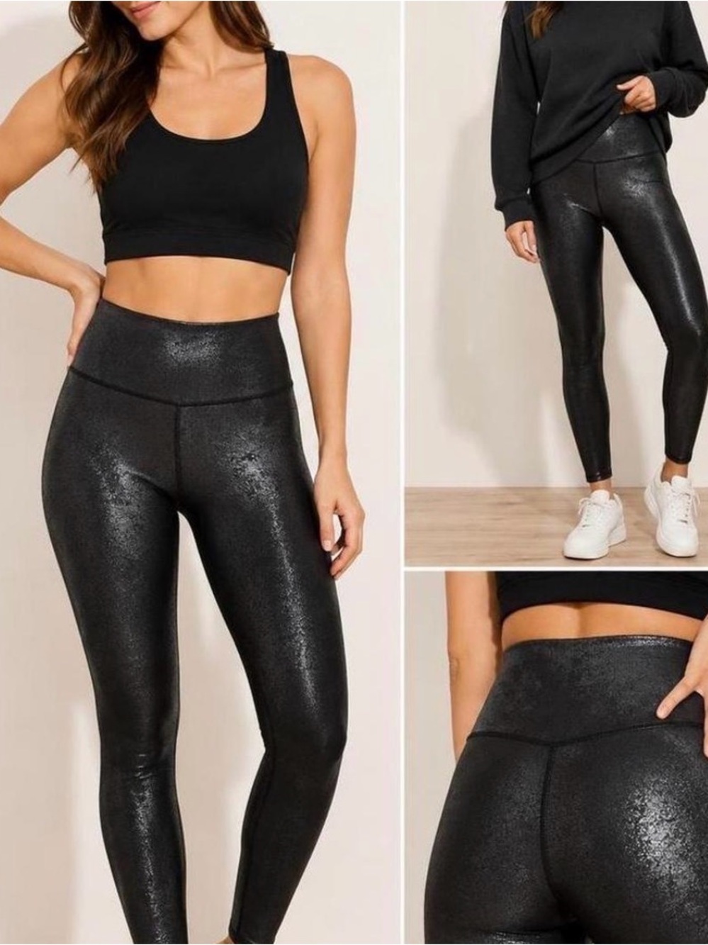 NWOT Aerie OFFLINE Women's Black Leggings